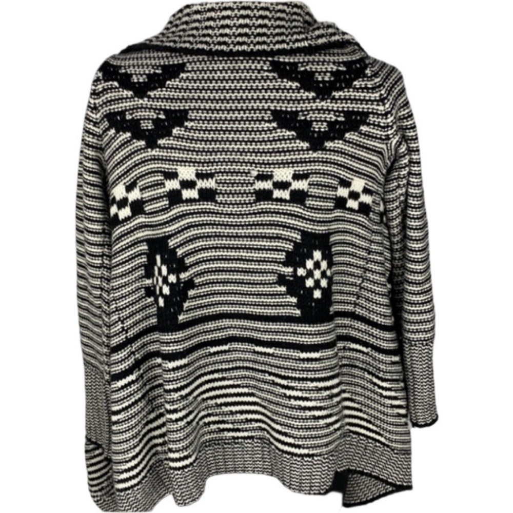 Gap bohemian wool blend oversized drape front cardigan-size XS